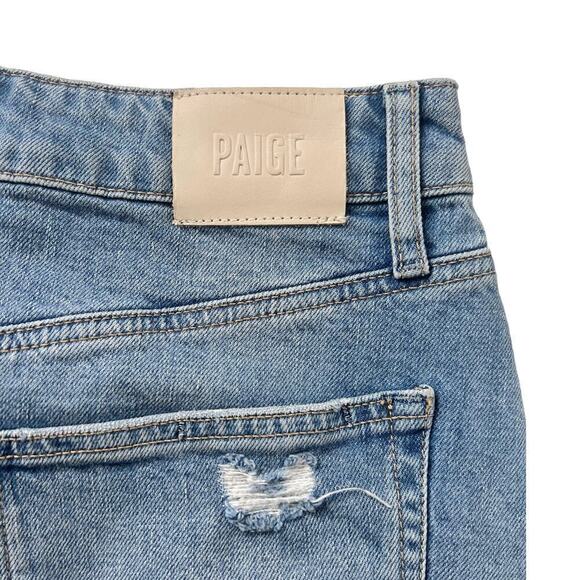 New Without Tags Paige Jessie Skirt Undone Distressed Hem Size 28 - Picture 7 of 10